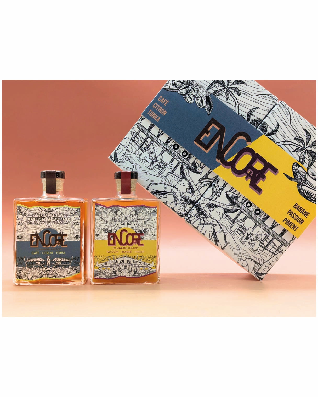 Coffret Intense :  Café Citron Tonka & Passion Banane Piment 2 X 37.5CL